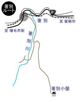 登山口までのアクセス